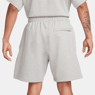 Nike Solo Swoosh Dark Heather Grey Fleece Shorts