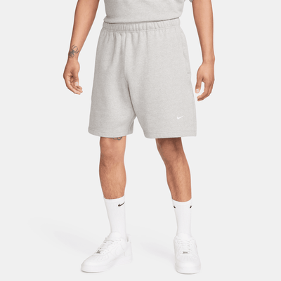 Nike Solo Swoosh Dark Heather Grey Fleece Shorts