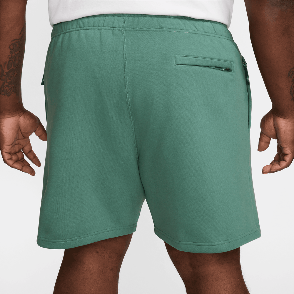 Nike Solo Swoosh Green Fleece Shorts