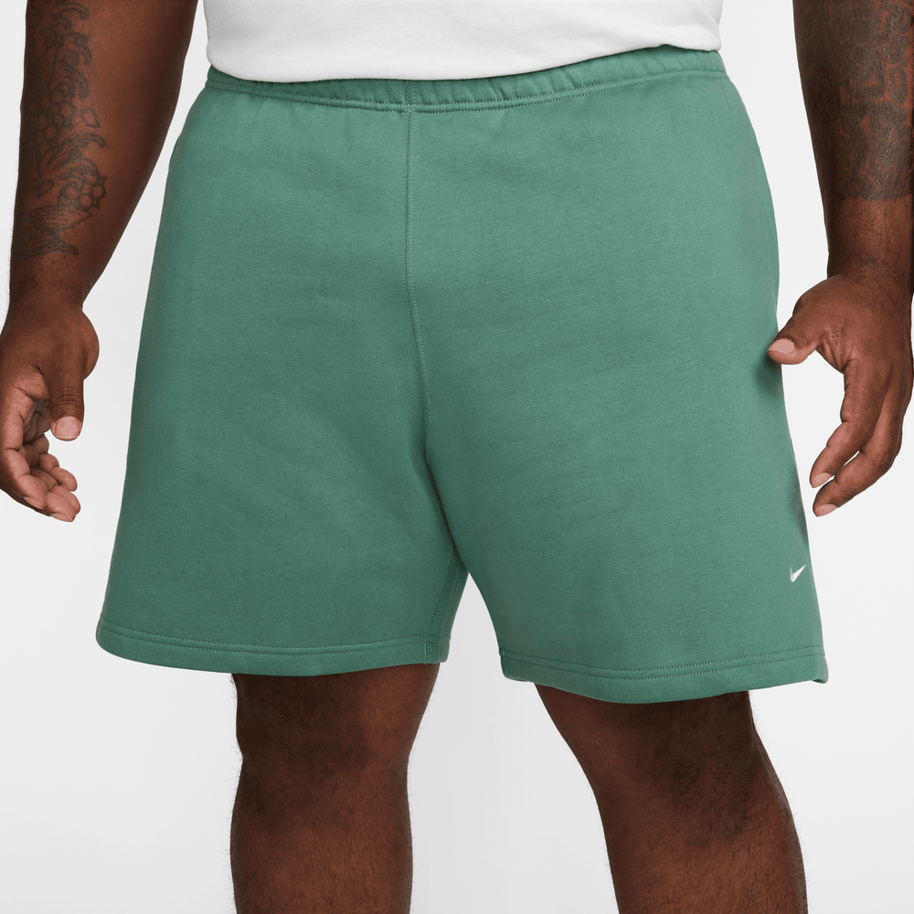 Nike Solo Swoosh Green Fleece Shorts