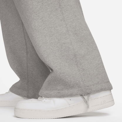 Nike Solo Swoosh Heather Grey Fleece Pants