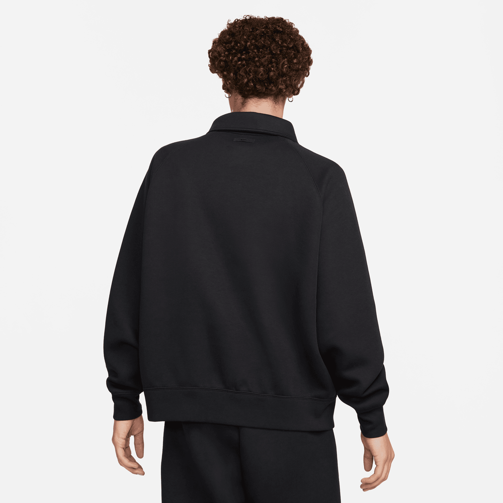 Nike Tech Fleece Reimagined Black 1/2-Zip Sweatshirt