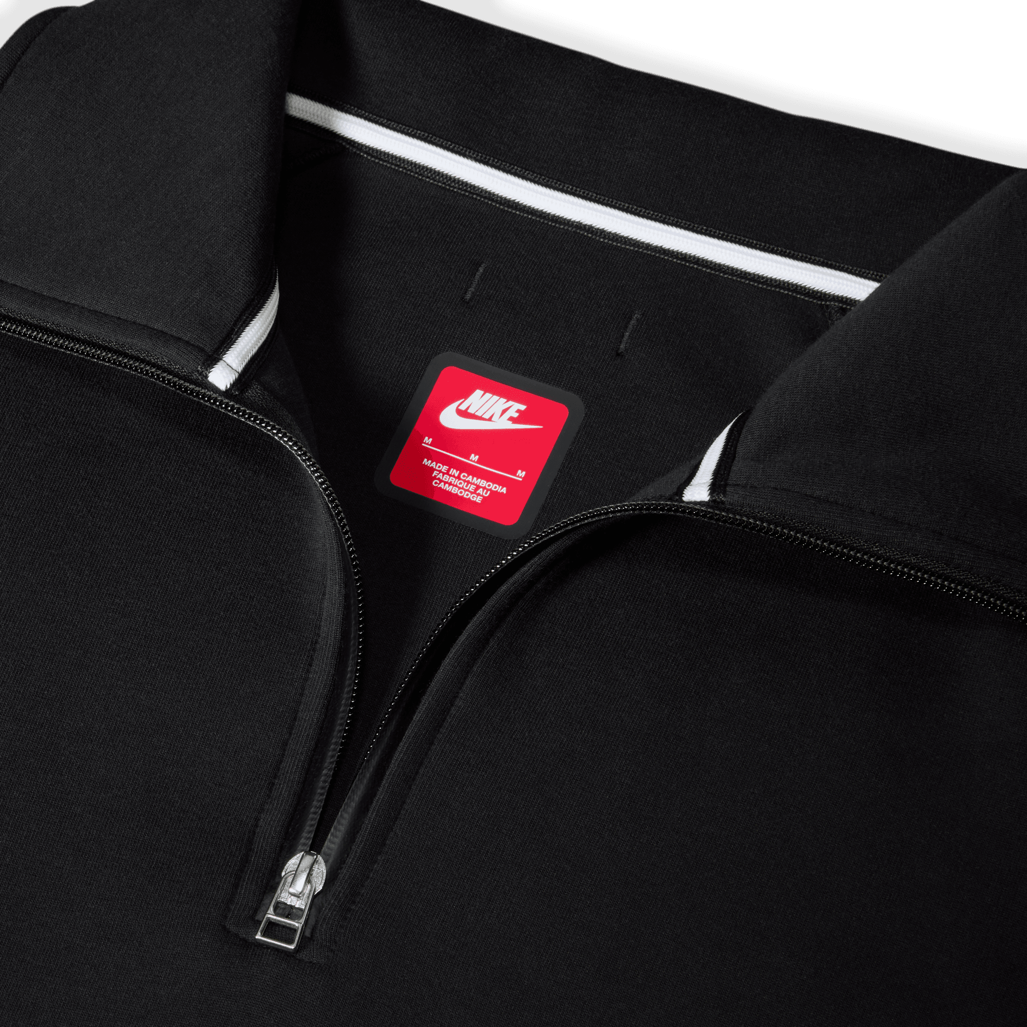 Nike Tech Fleece Reimagined Black 1/2-Zip Sweatshirt