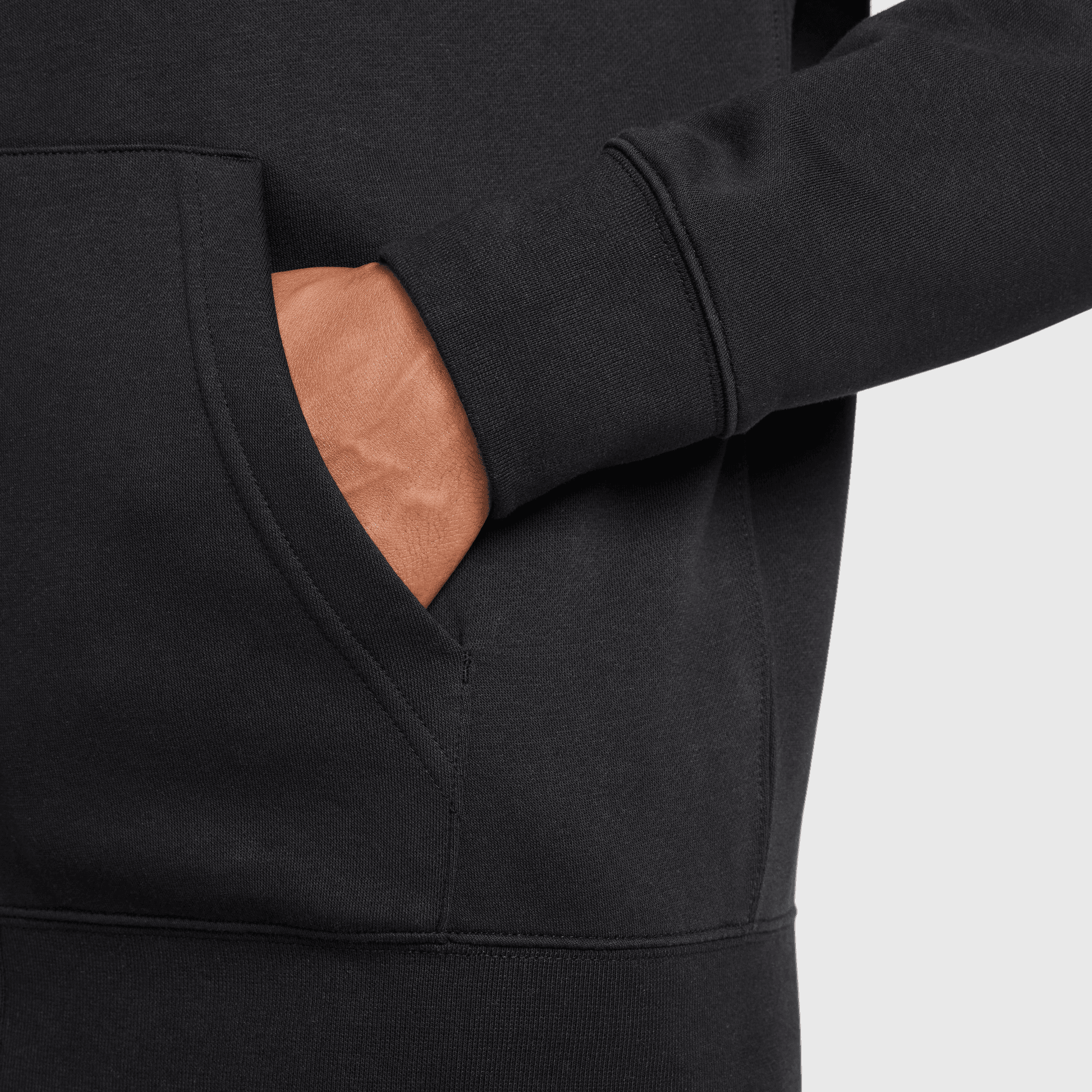 Nike Club Full-Zip Black Hoodie