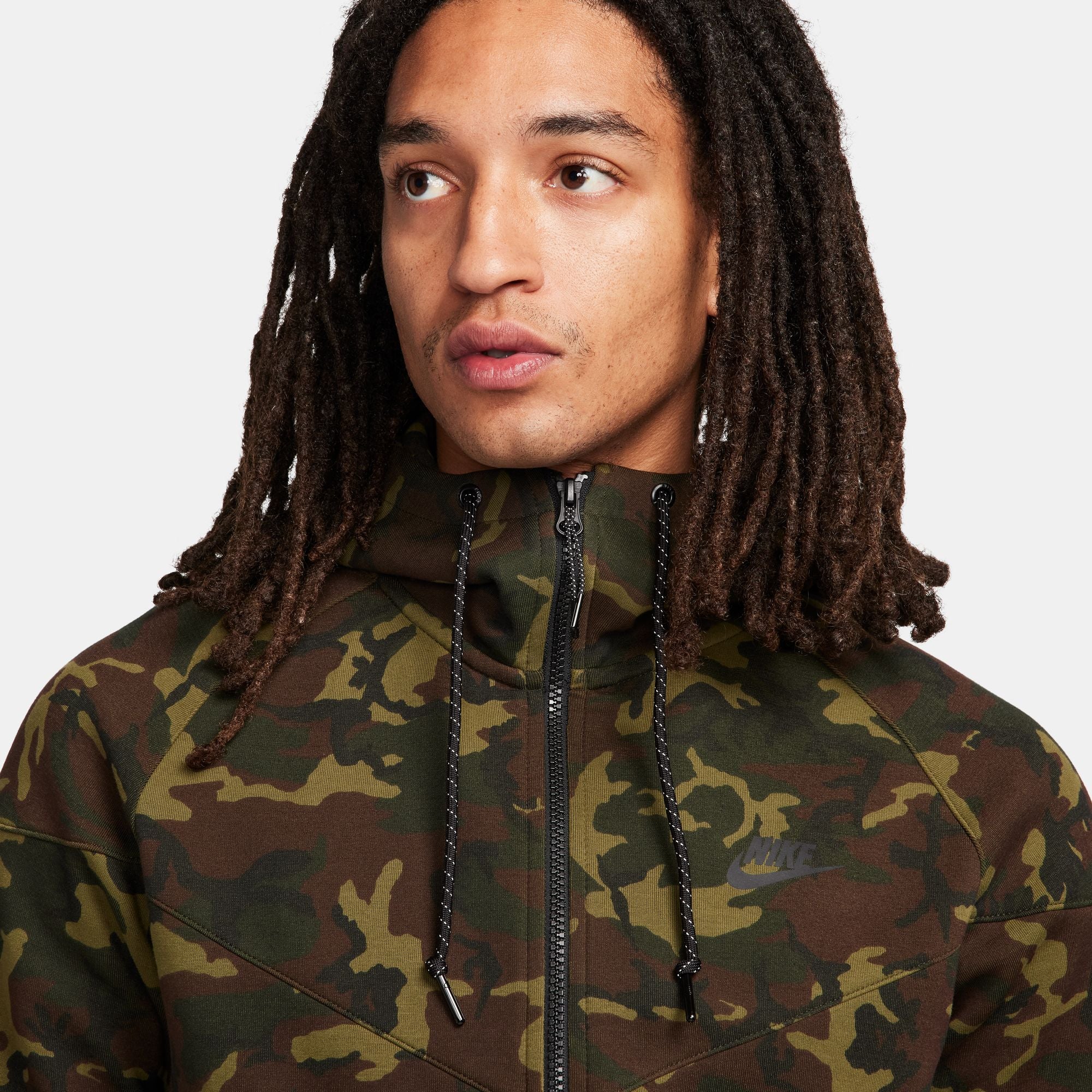 Nike Sportswear Tech Fleece OG Windrunner Green Camo Jacket