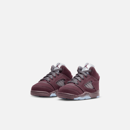 Air Jordan Kids' 5 Retro Burgundy (TD)