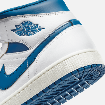 Air Jordan 1 Mid Industrial Blue