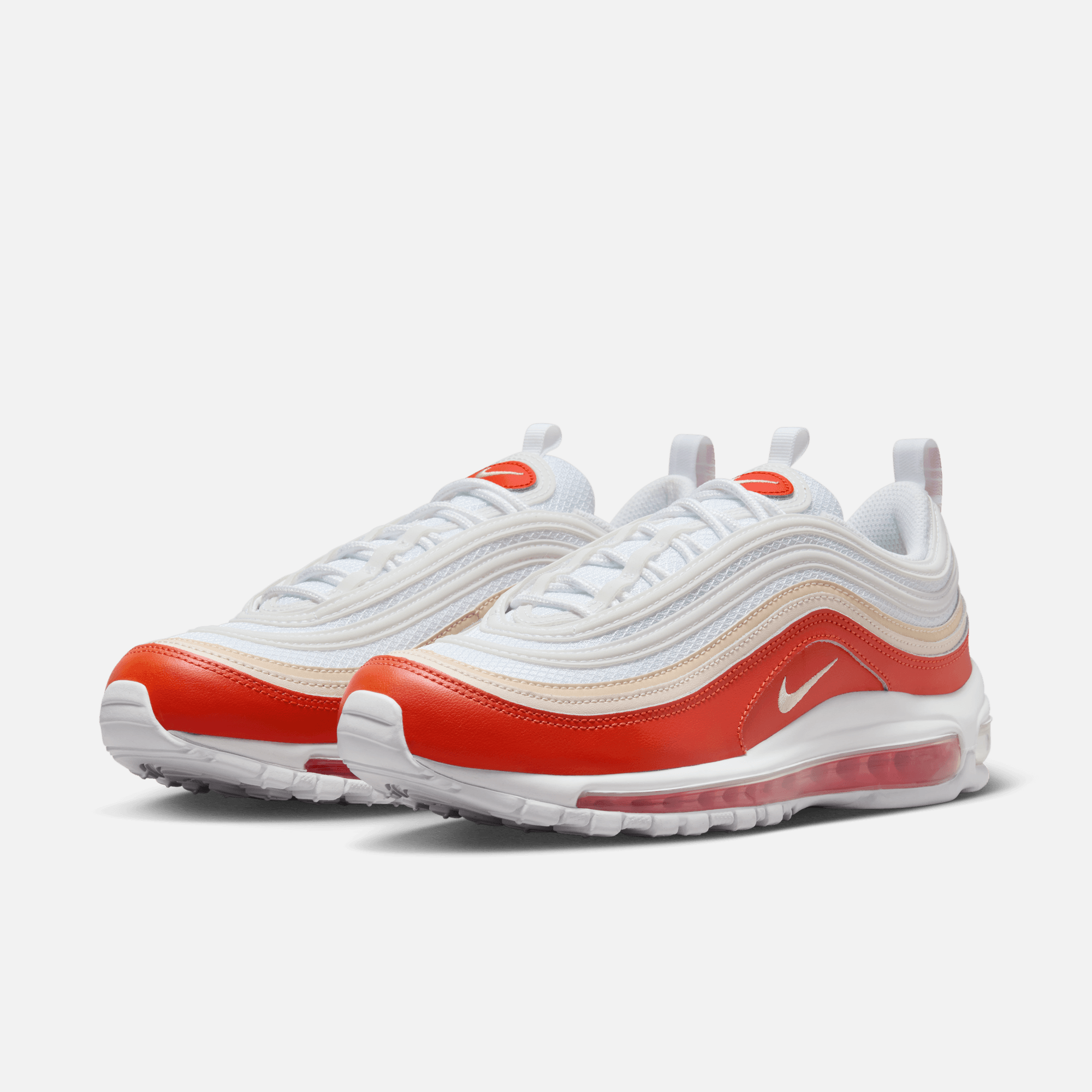 Air max 97 white 2025 varsity red