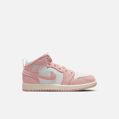 Air Jordan Kids' 1 Mid SE Legend Pink (PS)