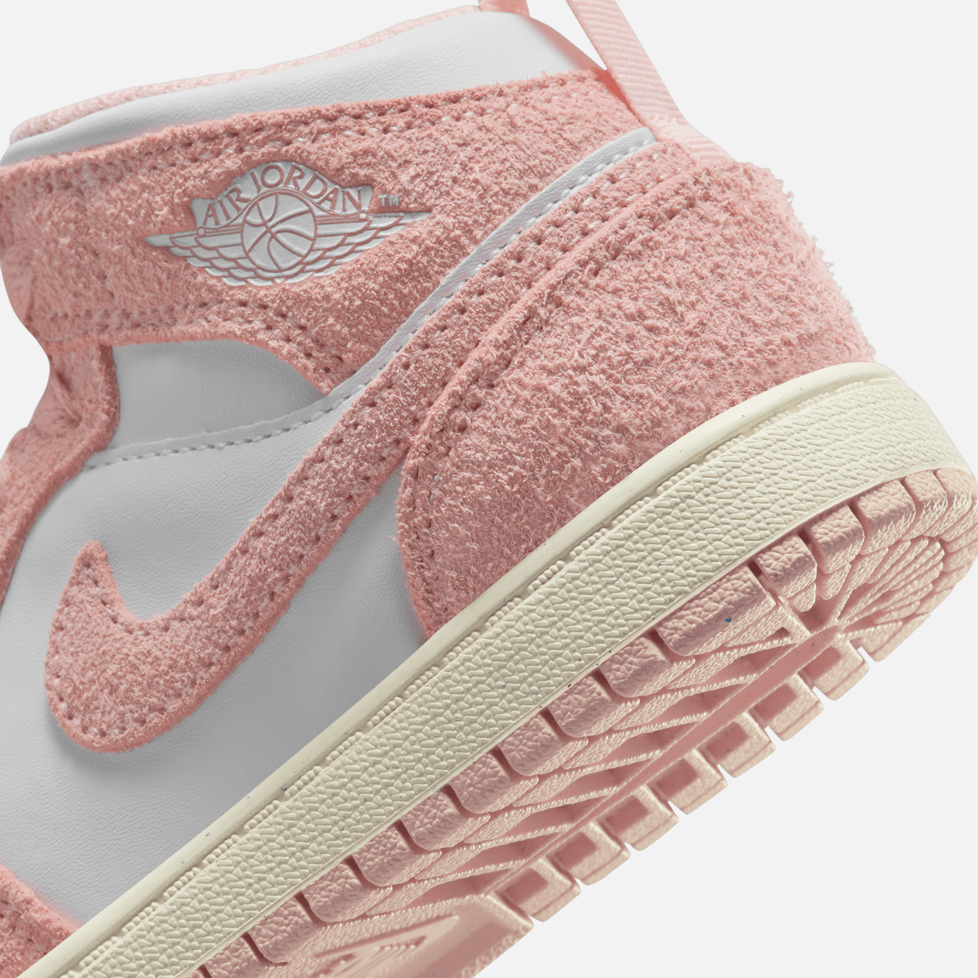 Air Jordan Kids' 1 Mid SE Legend Pink (PS)