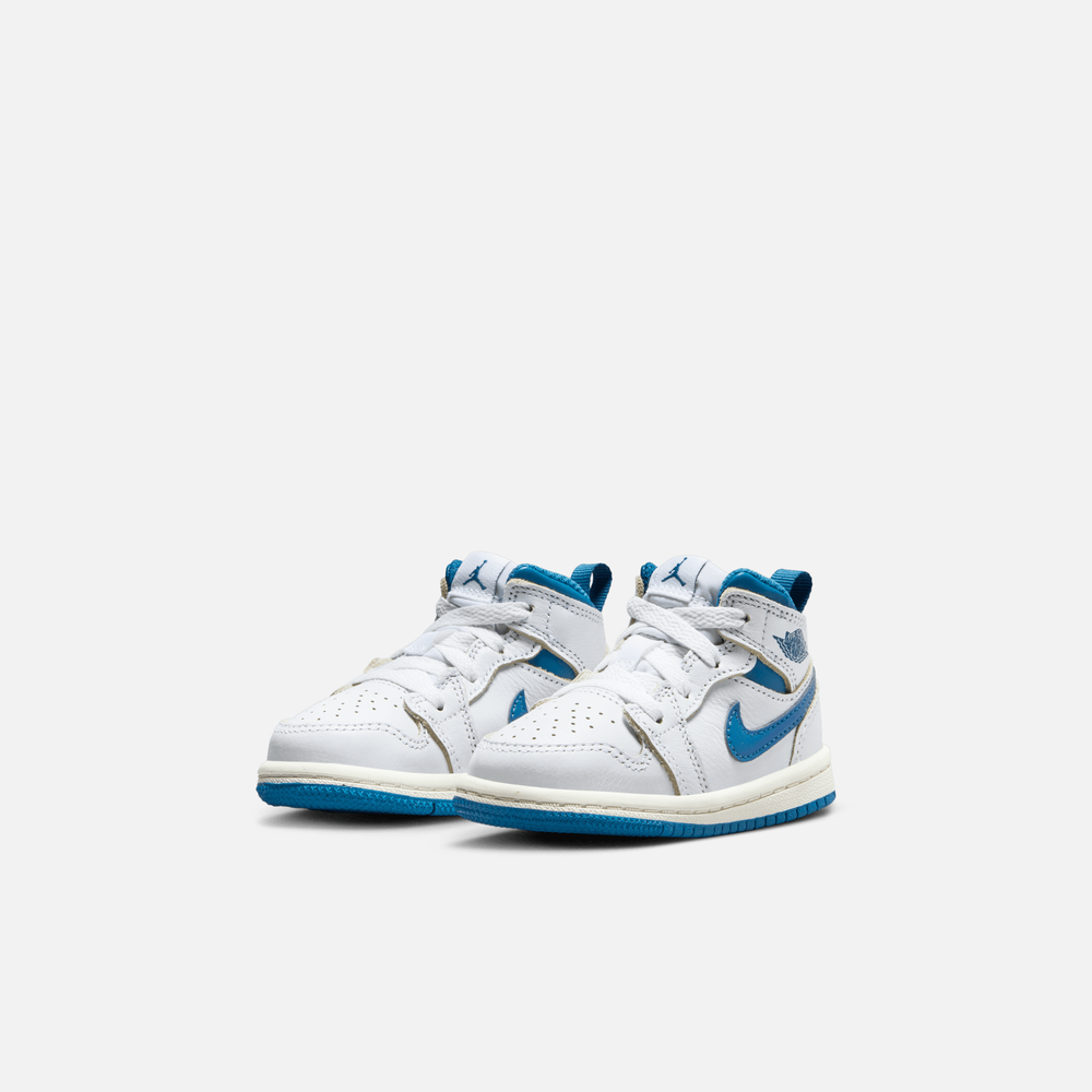 Air Jordan Kids' 1 Mid SE Industrial Blue (TD)