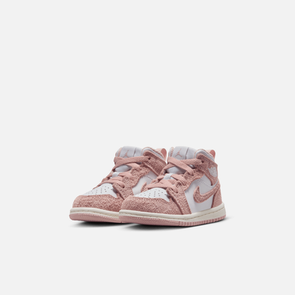 Air Jordan Kids' 1 Mid SE Legend Pink (TD)