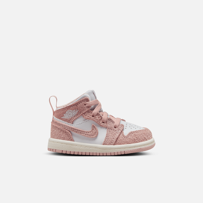 Air Jordan Kids' 1 Mid SE Legend Pink (TD)