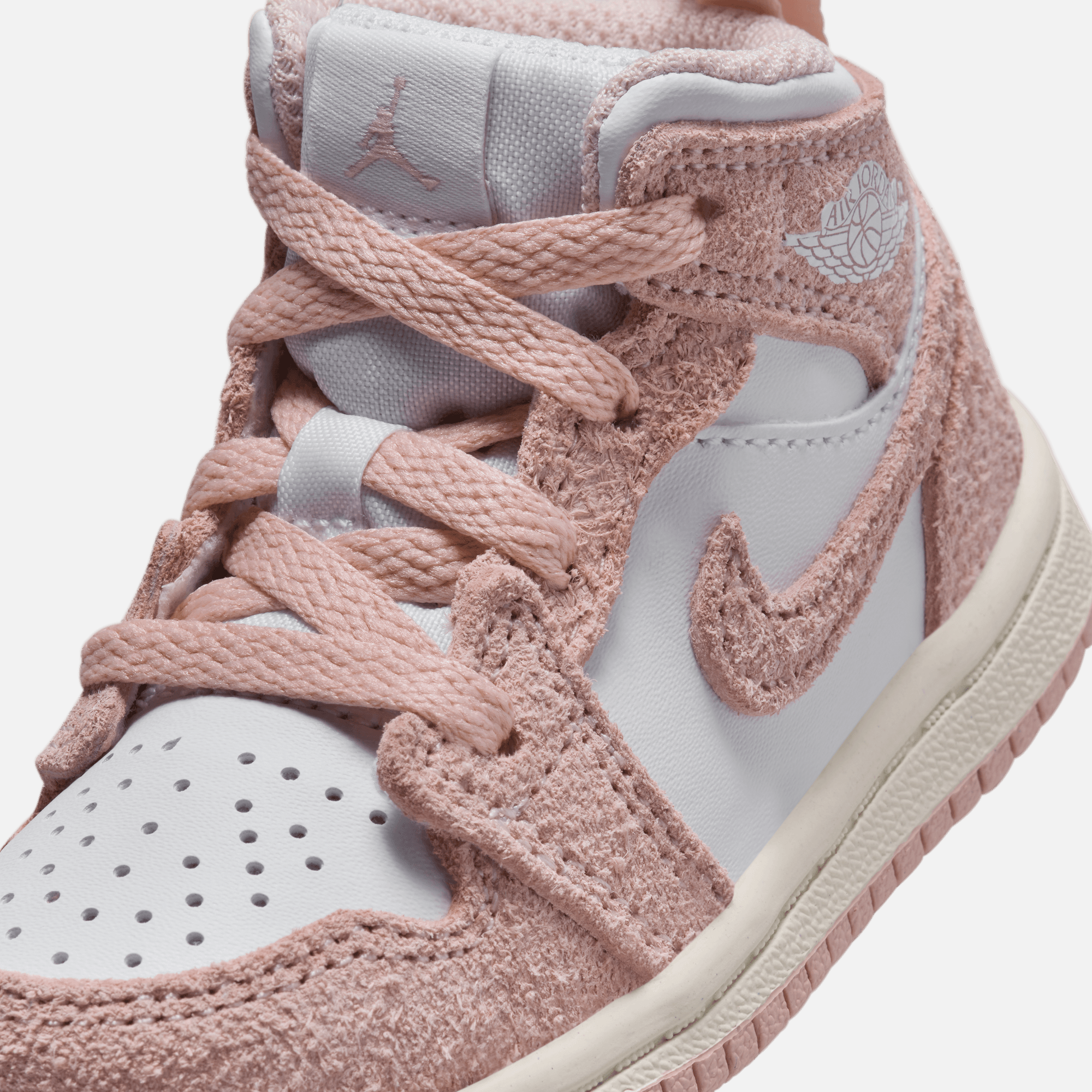 Air Jordan Kids' 1 Mid SE Legend Pink (TD)