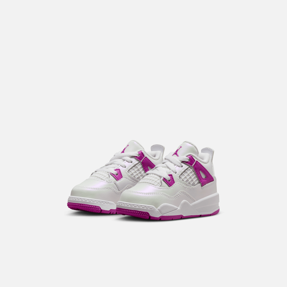 Air Jordan Kids' 4 Retro Hyper Violet (TD)
