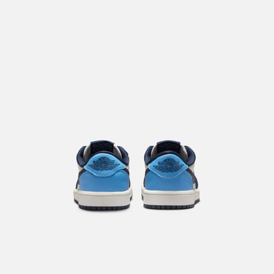 Air Jordan Kids' 1 Low OG Obsidian UNC (PS)