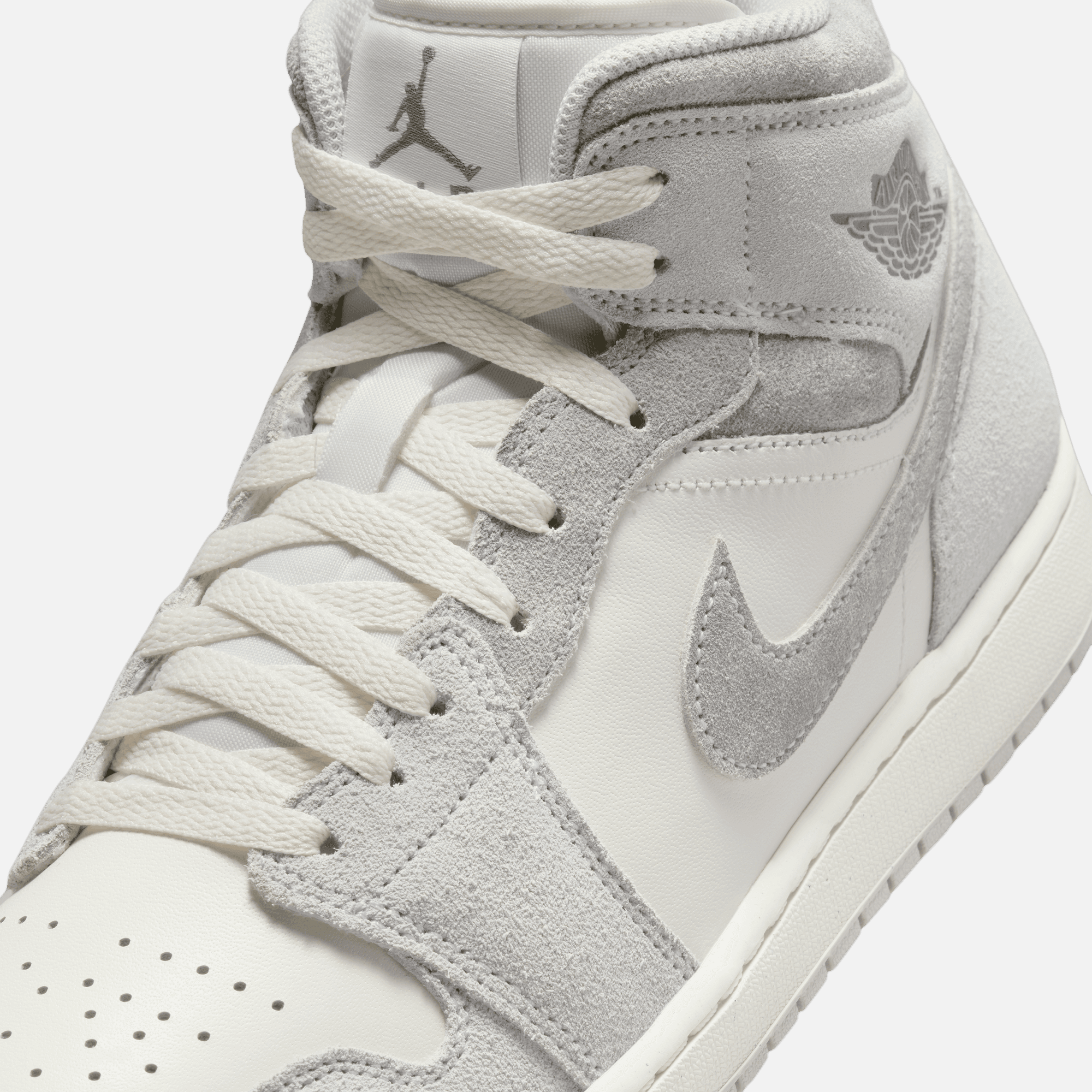 Air Jordan 1 Mid Neutral Grey Sail