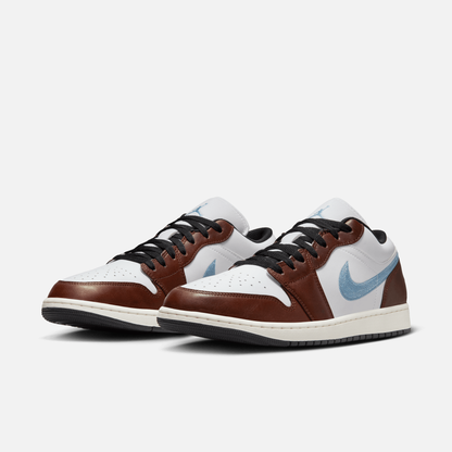 Air Jordan 1 Low SE 'Embroidered Mocha Blue'