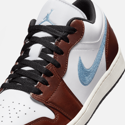 Air Jordan 1 Low SE 'Embroidered Mocha Blue'