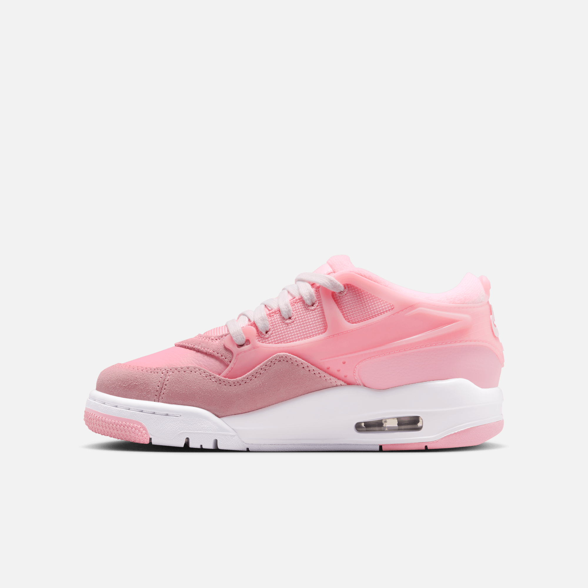 Air Jordan Big Kids' 4 RM Soft Pink White (GS)