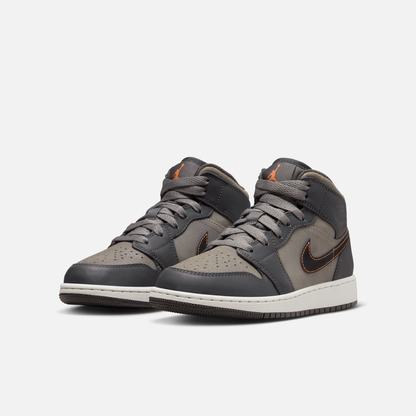 Air Jordan Big Kids' 1 Mid SE 'Night Stadium' (GS)