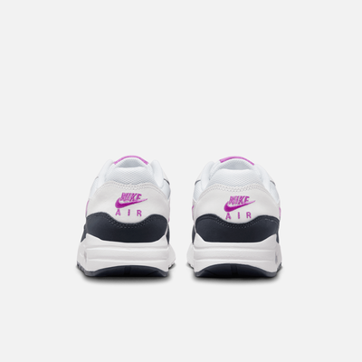 Nike Big Kids' Air Max 1 White Purple (GS)