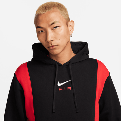 Nike Air Black Retro Pullover Fleece Hoodie