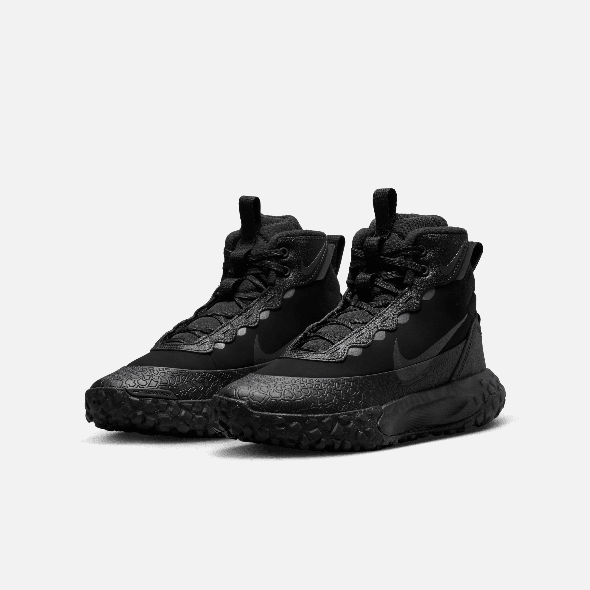 Nike Big Kids' Terrascout Black Boots (GS)