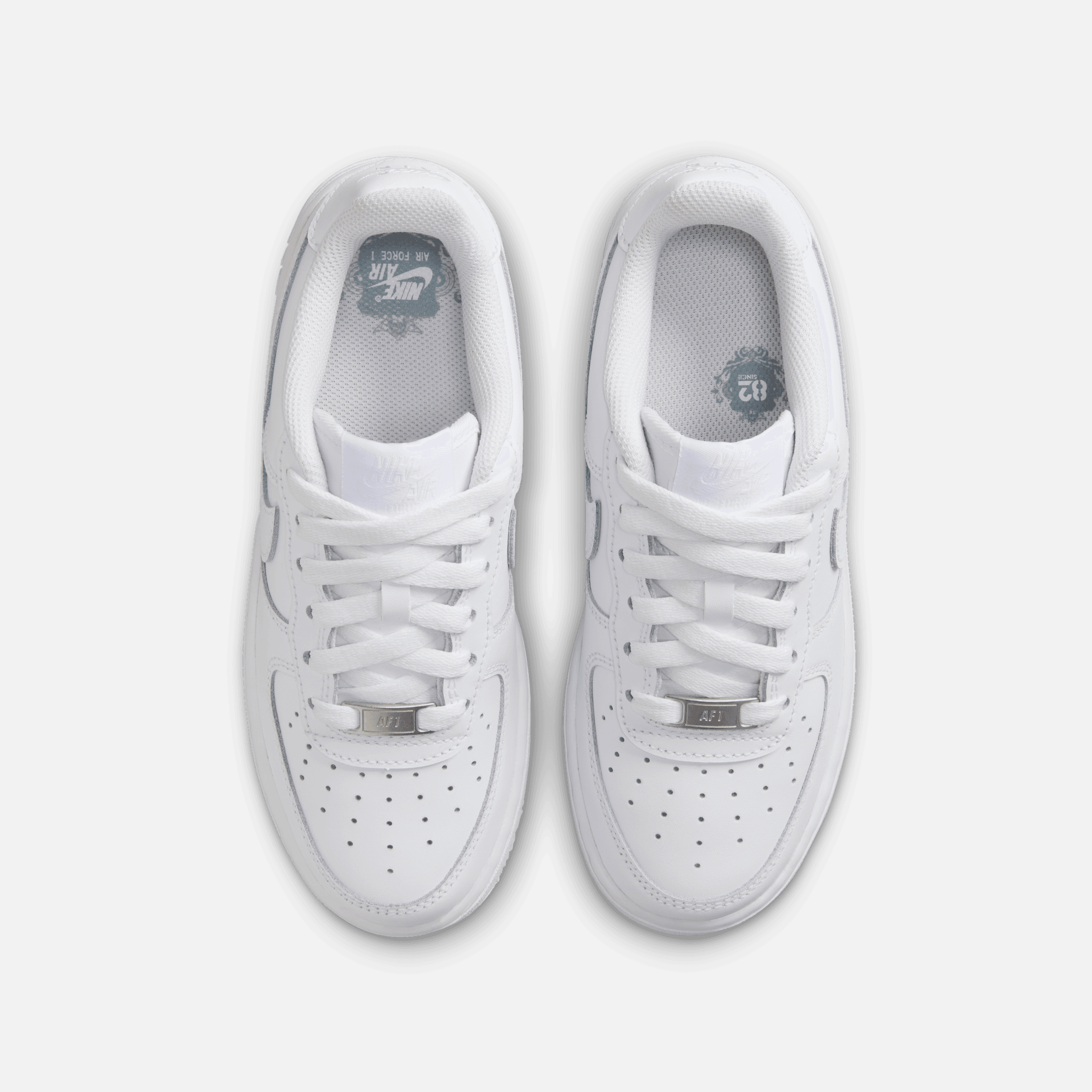 Nike Big Kids' Air Force 1 Low Triple White (GS)