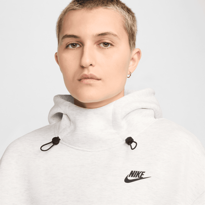 Nike Women's Sportswear Tech Fleece Oversized Grey Hoodie