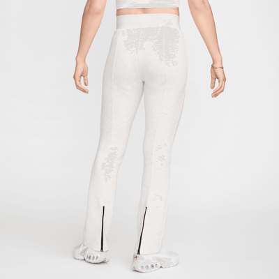 Nike Women's Sportswear Tech Fleece Light Grey High Waisted Slim Pants