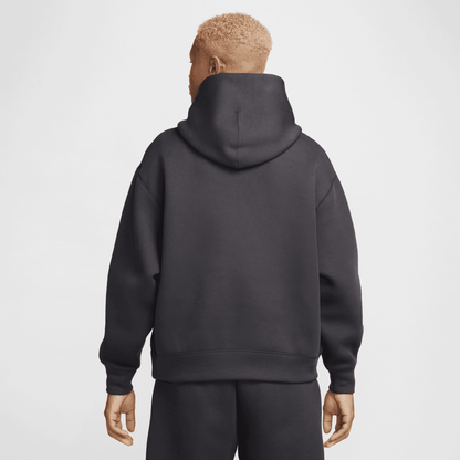 Nike Tech Reimagined Fleece Anthracite Hoodie – Puffer Reds Nike Tech Reimagined Fleece Anthracite Hoodie – Puffer Reds