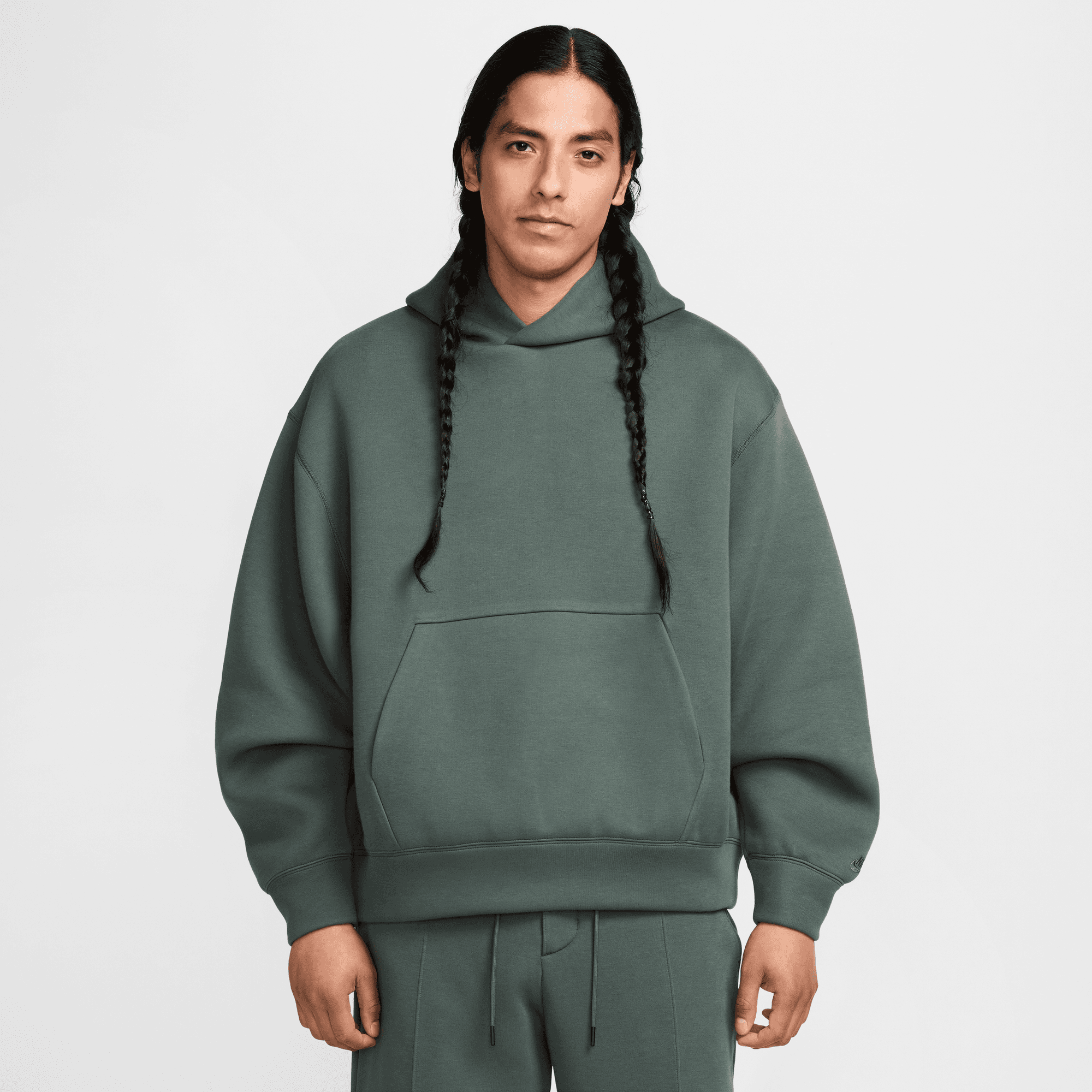 Nike Tech Reimagined Fleece Vintage Green Hoodie