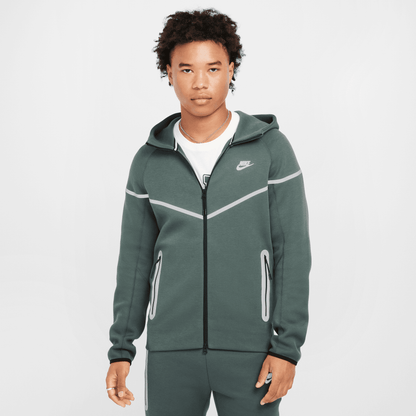 Nike Tech Windrunner Green Reflective Fleece Full-Zip Jacket