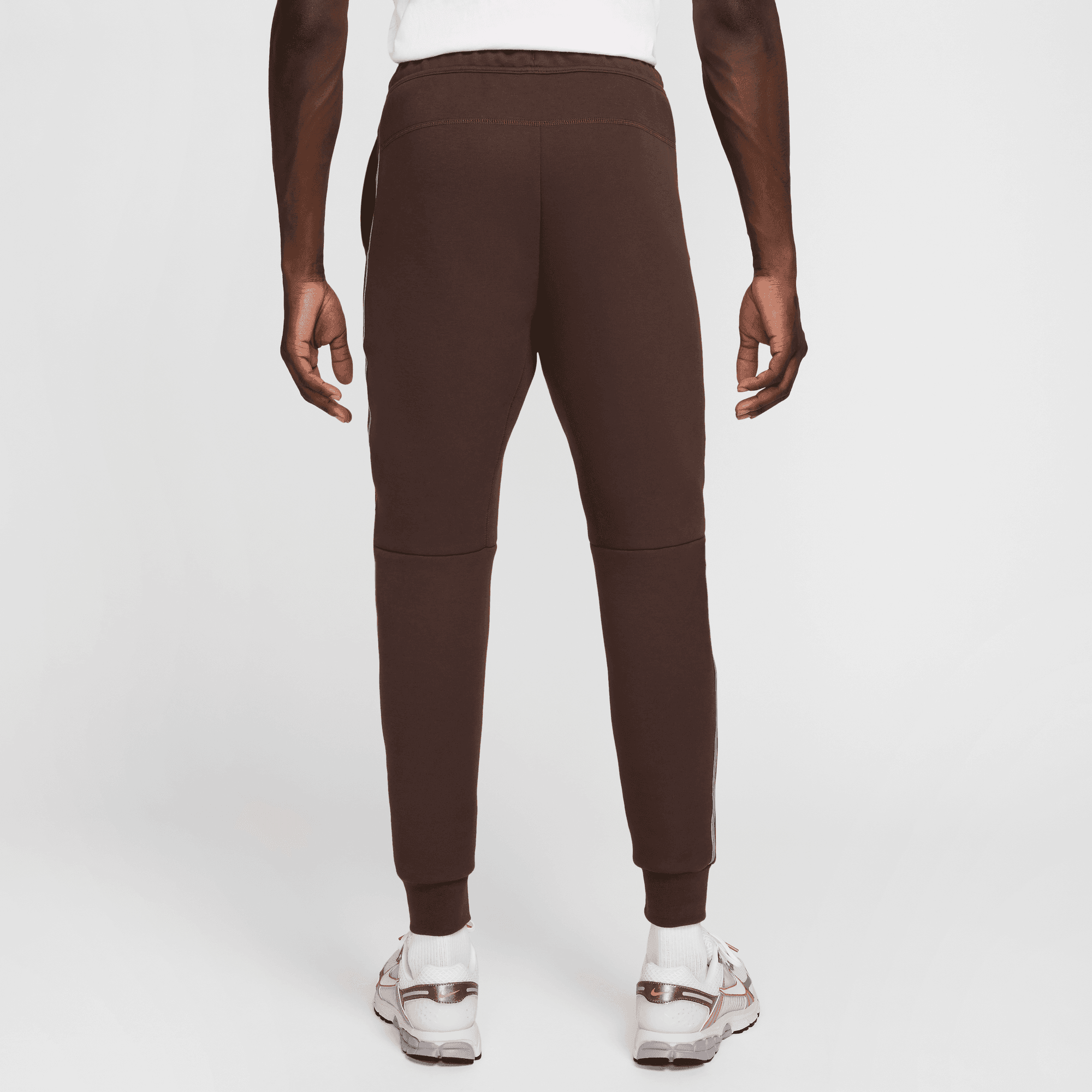 Nike Sportswear Tech Fleece Brown Silver Reflective Joggers