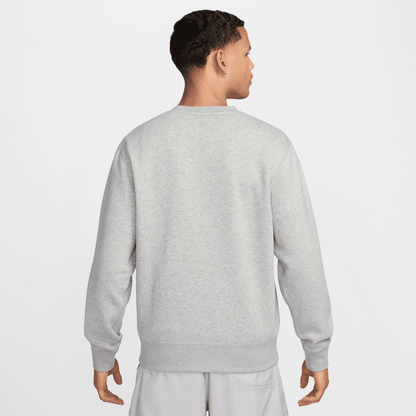Nike Grey Club Fleece Sweatshirt – Puffer Reds Nike Grey Club Fleece Sweatshirt – Puffer Reds