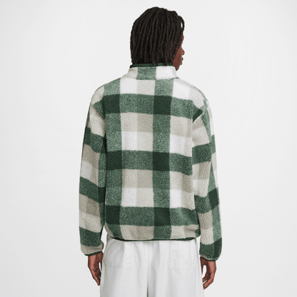 Nike Club Green Winterized Half Zip Pullover Puffer Reds