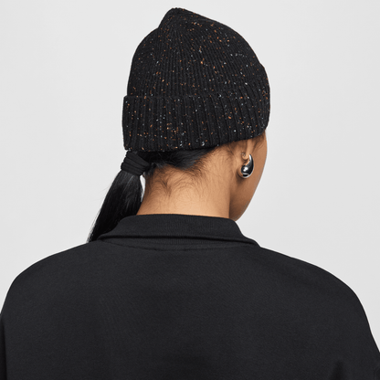 Nike Terra Life Black Short Cuff Beanie