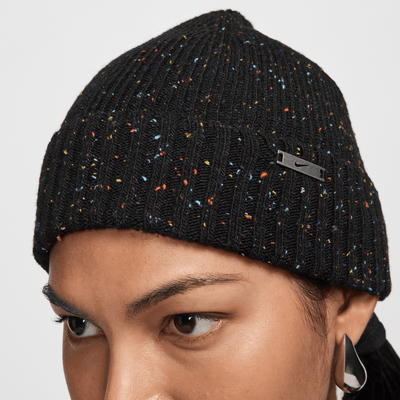 Nike Terra Life Black Short Cuff Beanie – Puffer Reds