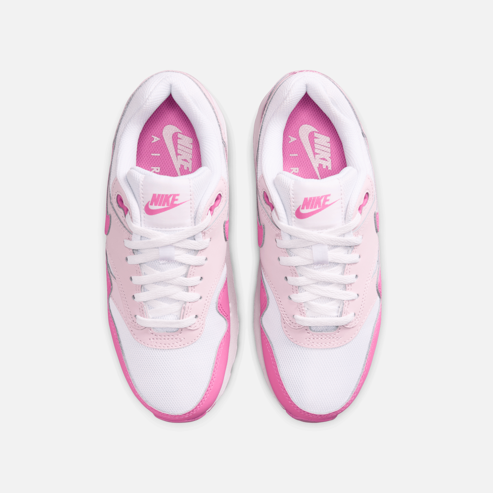 Nike Big Kids' Air Max 1 Playful Pink (GS)
