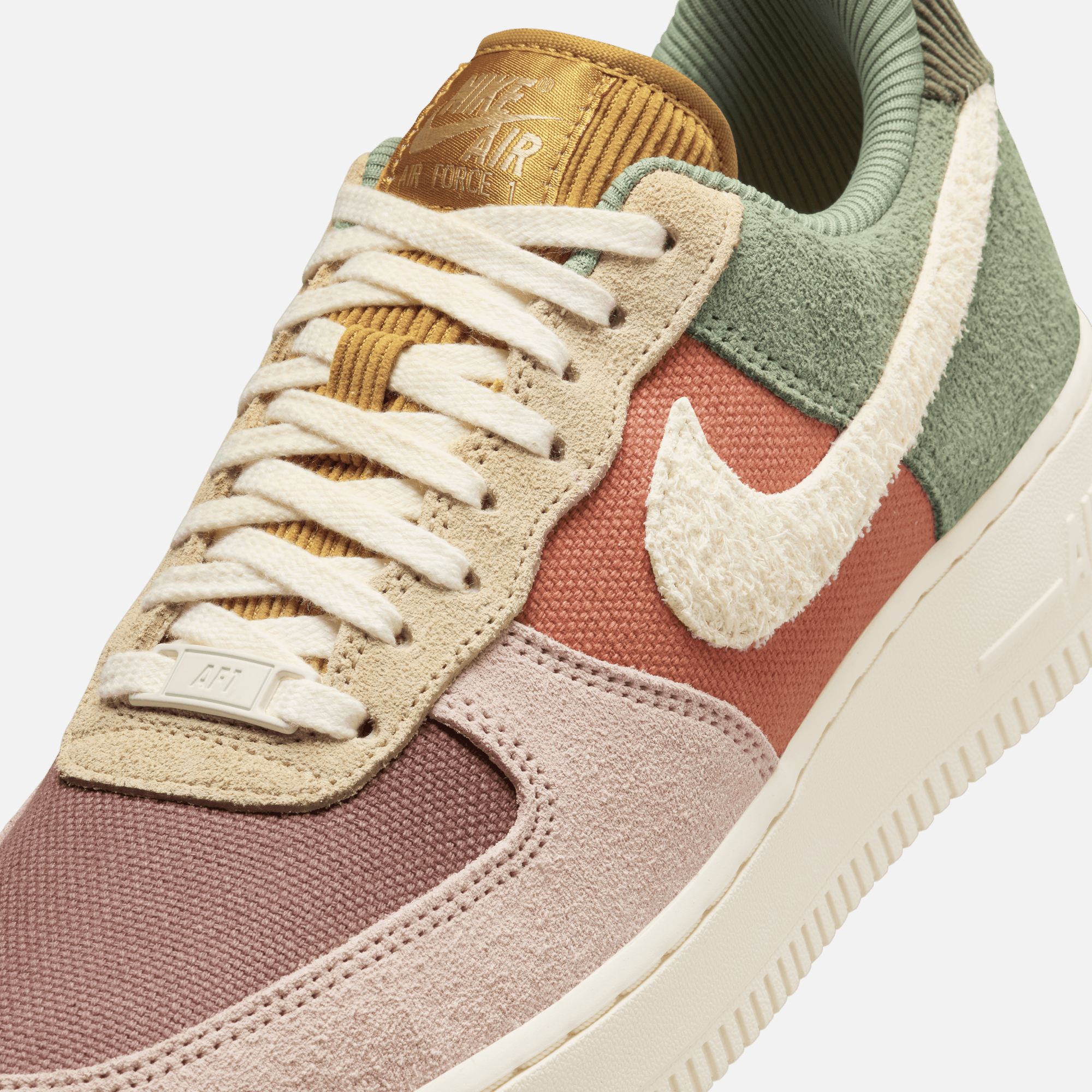 Nike Women's Air Force 1 Low '07 LX Oil Green Pale Ivory