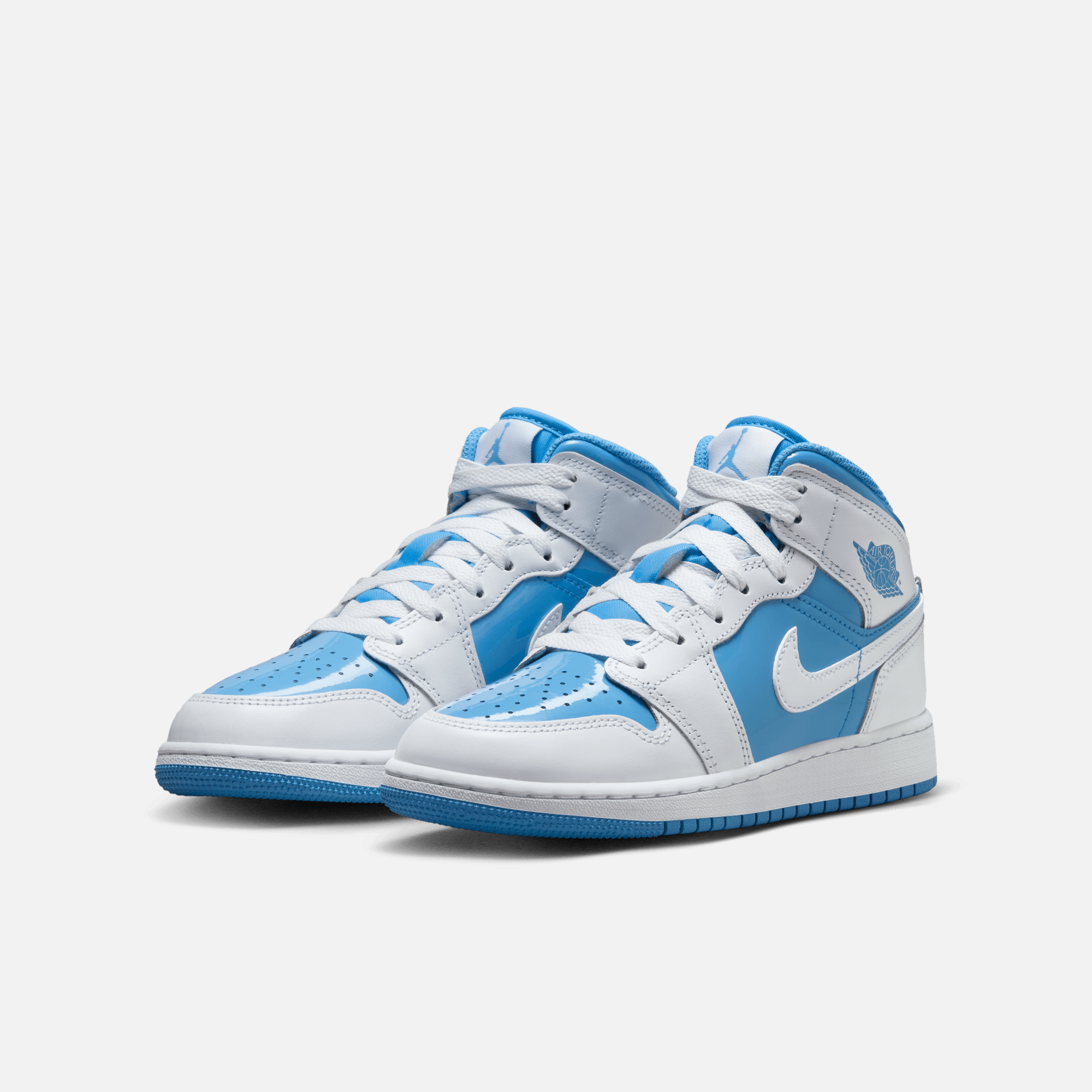 Air Jordan Big Kids' 1 Mid Legend Blue (GS)