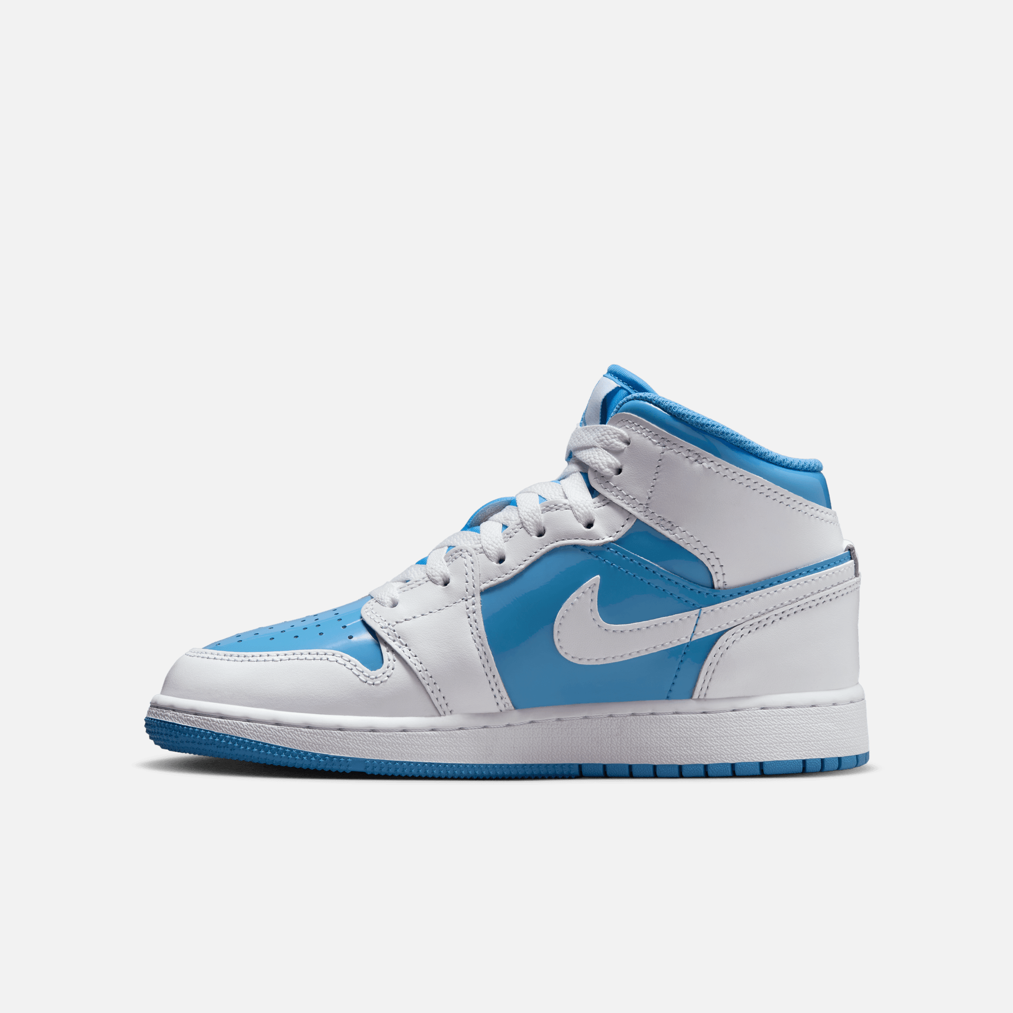 Air Jordan Big Kids' 1 Mid Legend Blue (GS)