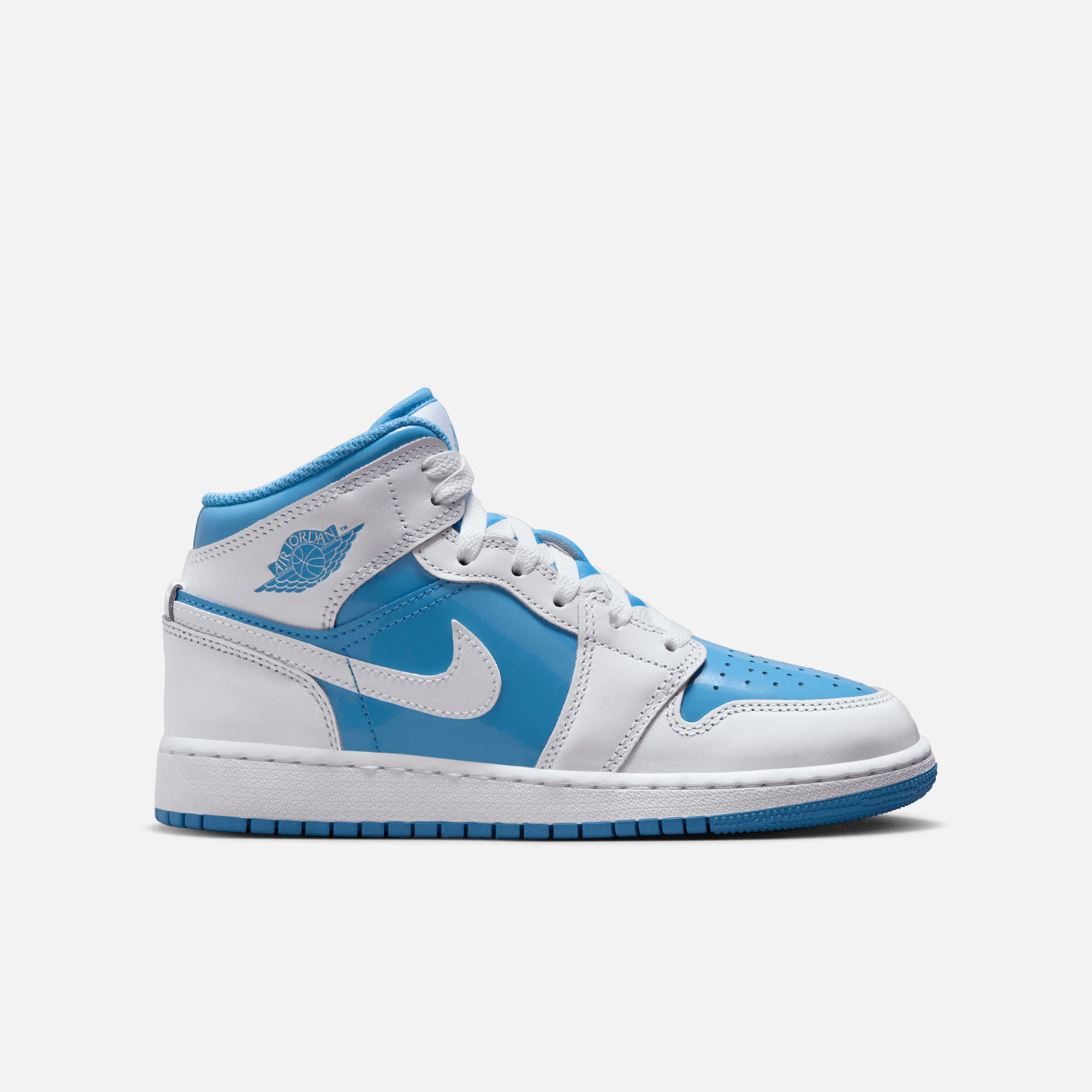 Air Jordan Big Kids' 1 Mid Legend Blue (GS)