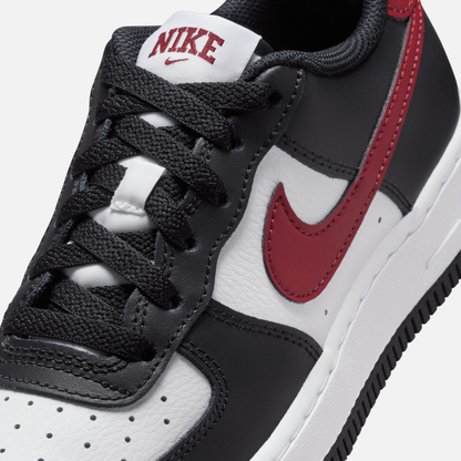 Nike Big Kids' Air Force 1 Low Black Dark Team Red (GS)