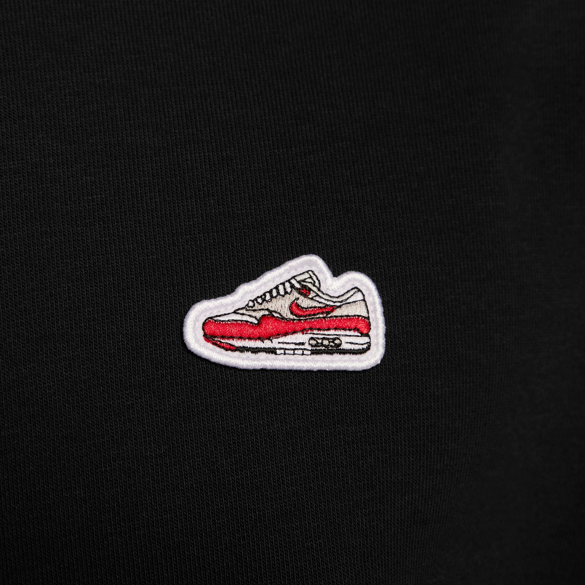 Nike Sportswear Black French Terry Crew-Neck Sweatshirt