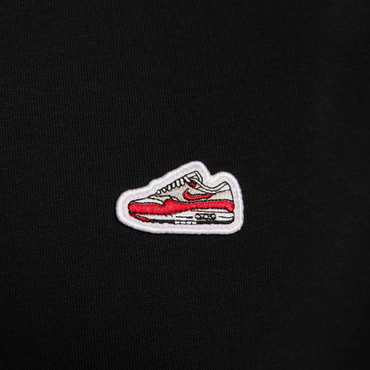 Nike Sportswear Black French Terry Crew-Neck Sweatshirt