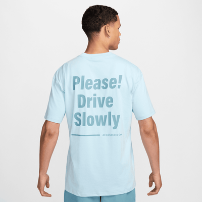 Nike ACG Glacier Blue 'Please Drive Slowly' T-Shirt