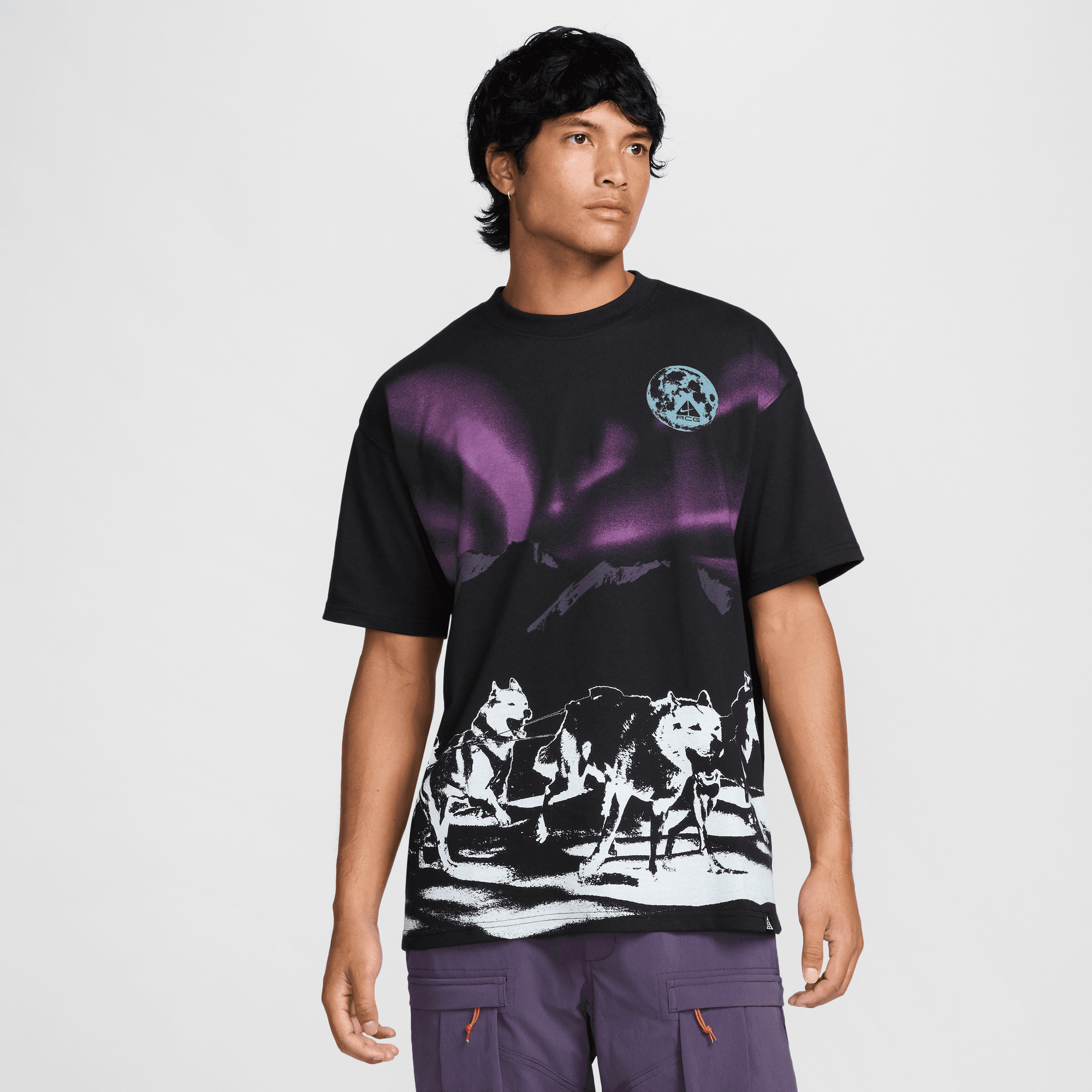 Nike ACG Black 'Northern Lights' T-Shirt