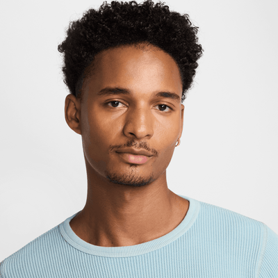 Nike Life Psychic Blue Heavyweight Waffle Long Sleeve T-Shirt